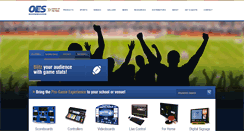 Desktop Screenshot of oes-scoreboards.com